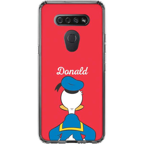 Disney Friends Donald Duck Backwards LG K51/Q51 Clear Case