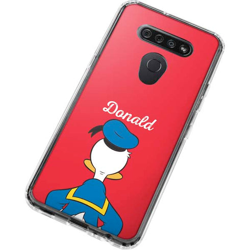 Disney Friends Donald Duck Backwards LG K51/Q51 Clear Case