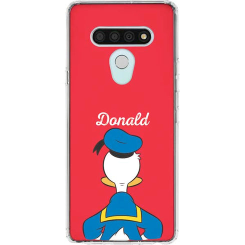 Disney Friends Donald Duck Backwards LG Stylo 6 Clear Case
