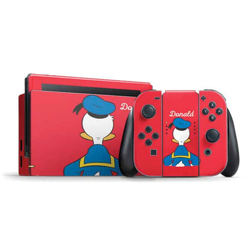 Disney Friends Donald Duck Backwards Nintendo Switch Bundle Skin