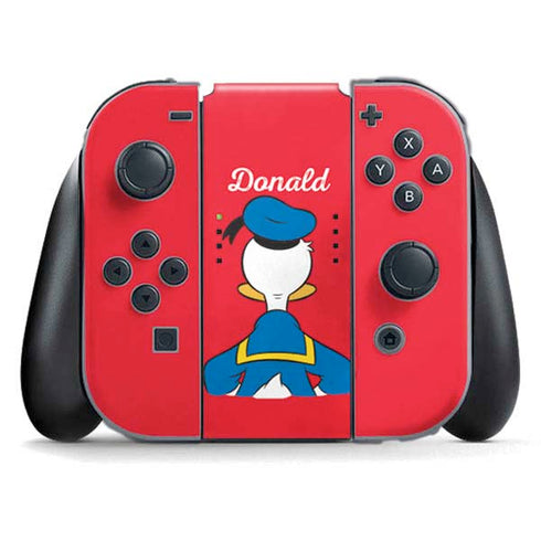 Disney Friends Donald Duck Backwards Nintendo Switch (2017-2021) Joy-Con Controller Skin