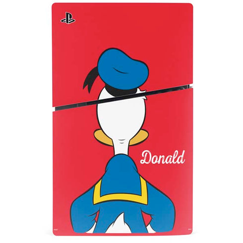 Disney Friends Donald Duck Backwards PS5 Slim Digital Edition Bundle Skin