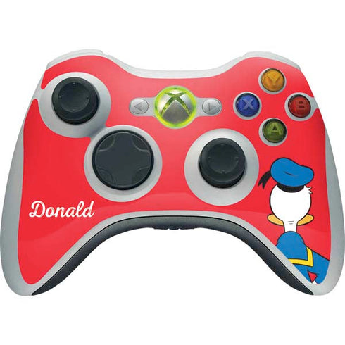 Disney Friends Donald Duck Backwards Xbox 360 Wireless Controller Skin