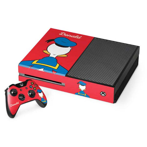 Disney Friends Donald Duck Backwards Xbox One Console and Controller Bundle Skin