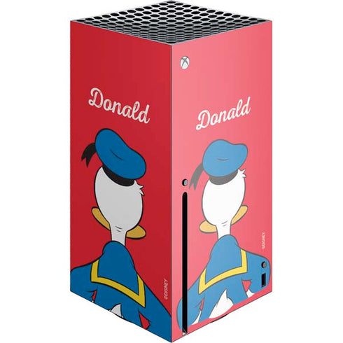 Disney Friends Donald Duck Backwards Xbox Series X Console Skin