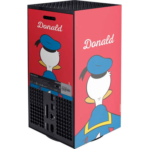 Disney Friends Donald Duck Backwards Xbox Series X Console Skin