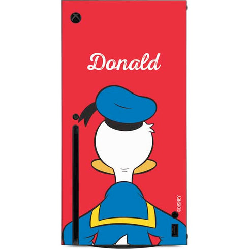 Disney Friends Donald Duck Backwards Xbox Series X Console Skin