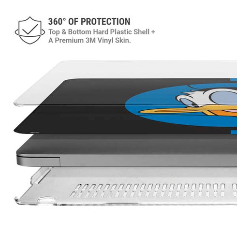 Disney Friends Donald Duck MacBook Pro 16in (2021-25) Case plus Skin