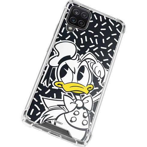 Disney Friends Donald Duck Thinking Galaxy A12 Clear Case