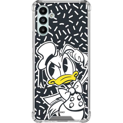 Disney Friends Donald Duck Thinking Galaxy A13 5G Clear Case