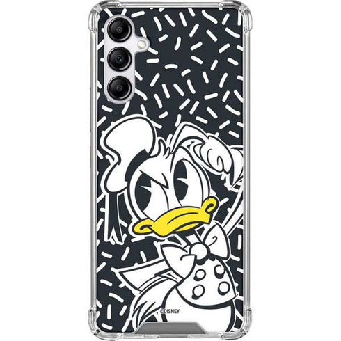Disney Friends Donald Duck Thinking Galaxy A14 5G Clear Case