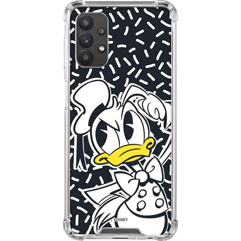 Disney Friends Donald Duck Thinking Galaxy A32 5G Clear Case