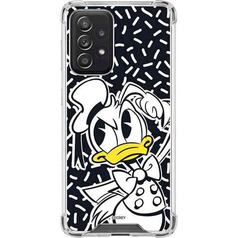 Disney Friends Donald Duck Thinking Galaxy A52 5G Clear Case