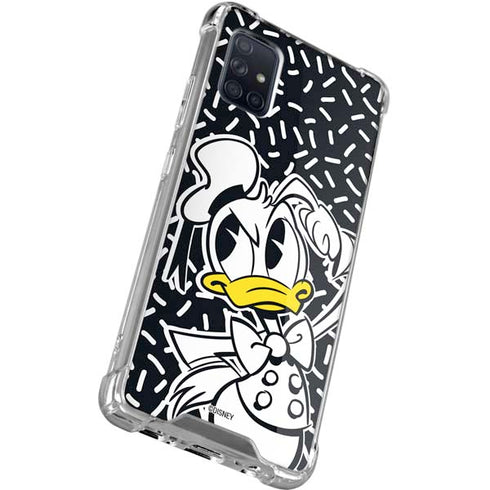 Disney Friends Donald Duck Thinking Galaxy A71 5G Clear Case