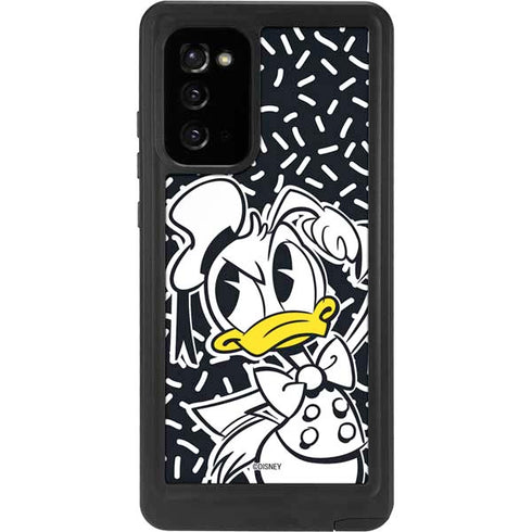 Disney Friends Donald Duck Thinking Galaxy Note20 5G Waterproof Case