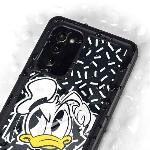 Disney Friends Donald Duck Thinking Galaxy Note20 5G Waterproof Case