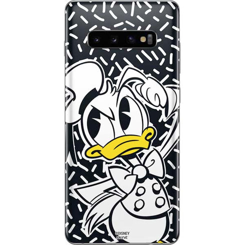 Disney Friends Donald Duck Thinking Galaxy S10 Plus Skin
