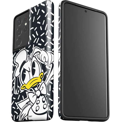 Disney Friends Donald Duck Thinking Galaxy S21 Ultra 5G Pro Case