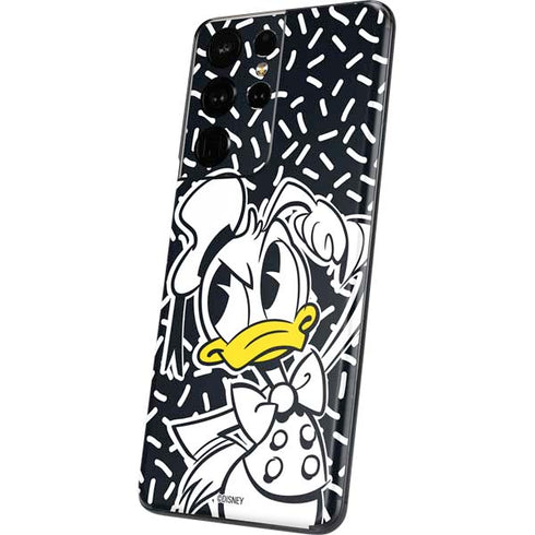 Disney Friends Donald Duck Thinking Galaxy S21 Ultra 5G Skin