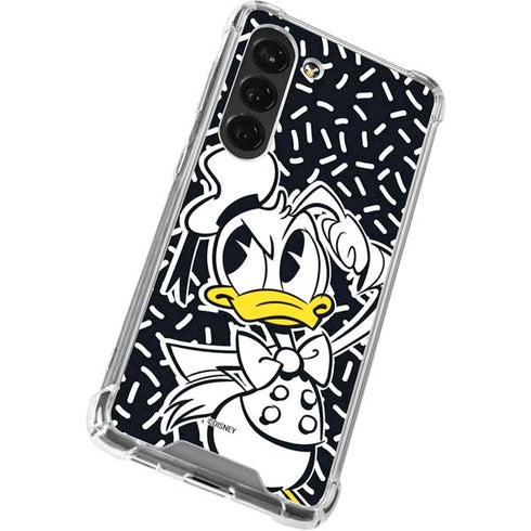 Disney Friends Donald Duck Thinking Galaxy S23 Clear Case