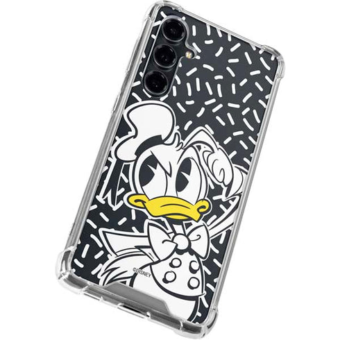 Disney Friends Donald Duck Thinking Galaxy S23 FE Clear Case