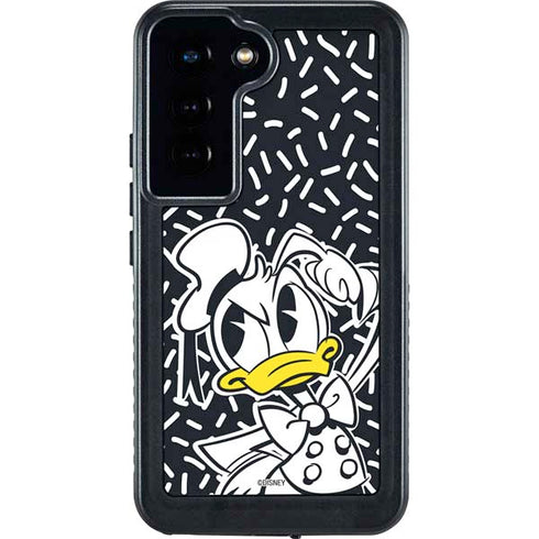Disney Friends Donald Duck Thinking Galaxy S23 Waterproof Case