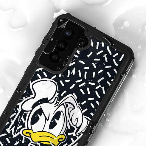 Disney Friends Donald Duck Thinking Galaxy S23 Waterproof Case