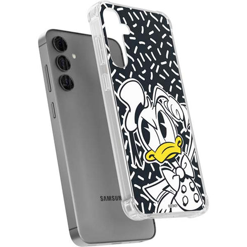 Disney Friends Donald Duck Thinking Galaxy S24 Plus Clear Case