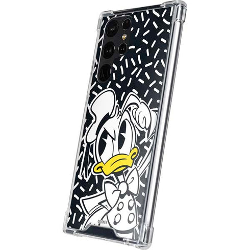 Disney Friends Donald Duck Thinking Galaxy S24 Ultra Clear Case