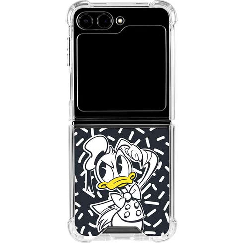 Disney Friends Donald Duck Thinking Galaxy Z Flip5 5G Clear Case