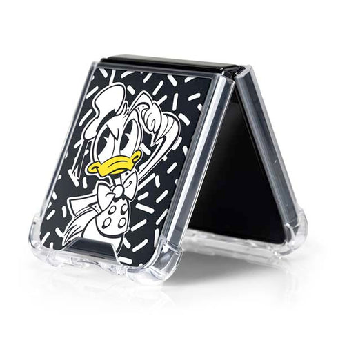 Disney Friends Donald Duck Thinking Galaxy Z Flip5 5G Clear Case
