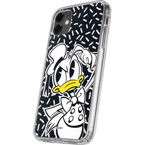 Disney Friends Donald Duck Thinking iPhone 11 Clear Case