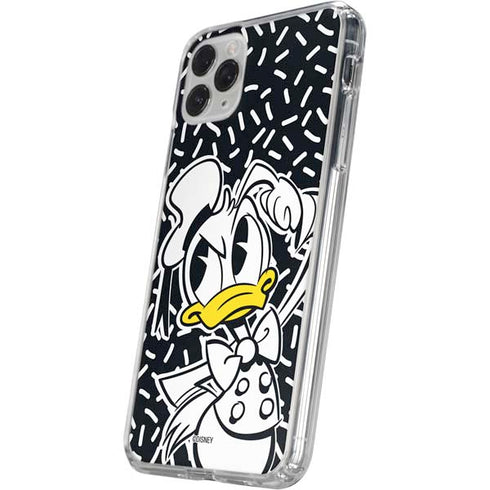 Disney Friends Donald Duck Thinking iPhone 11 Pro Clear Case