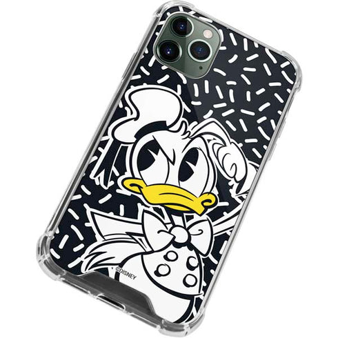 Disney Friends Donald Duck Thinking iPhone 11 Pro Max Clear Case