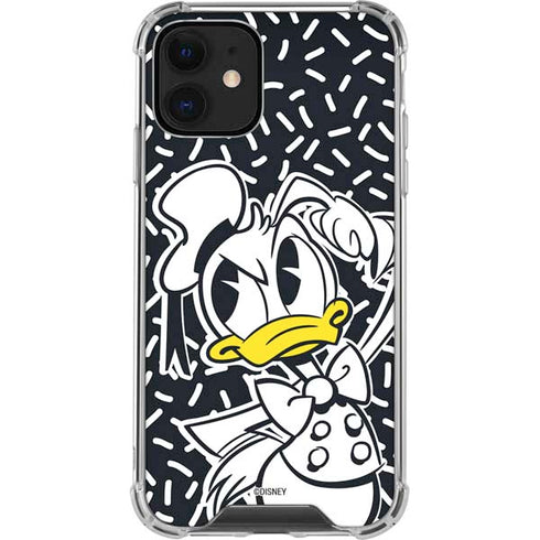 Disney Friends Donald Duck Thinking iPhone 12 Clear Case