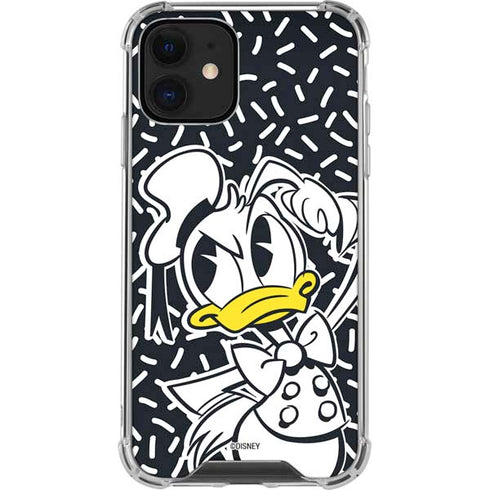 Disney Friends Donald Duck Thinking iPhone 12 Mini Clear Case
