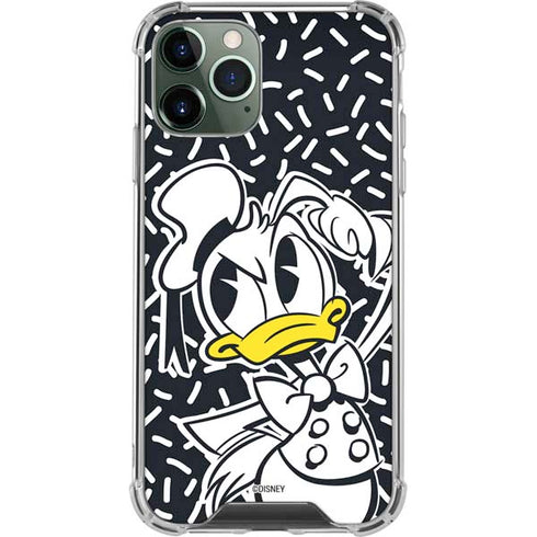 Disney Friends Donald Duck Thinking iPhone 12 Pro Clear Case