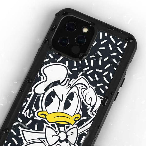 Disney Friends Donald Duck Thinking iPhone 12 Pro Max Waterproof Case