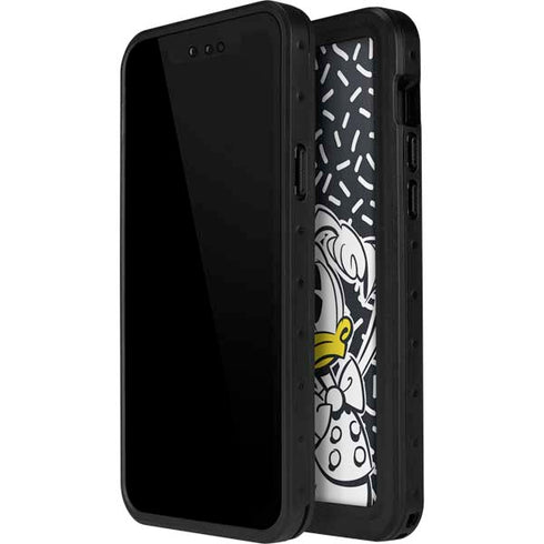 Disney Friends Donald Duck Thinking iPhone 12 Pro Waterproof Case