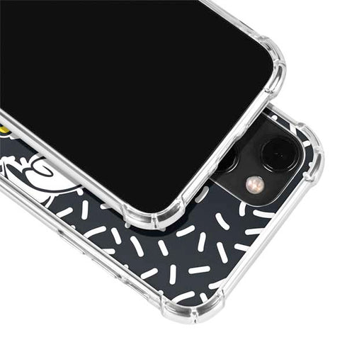Disney Friends Donald Duck Thinking iPhone 14 Plus Clear Case
