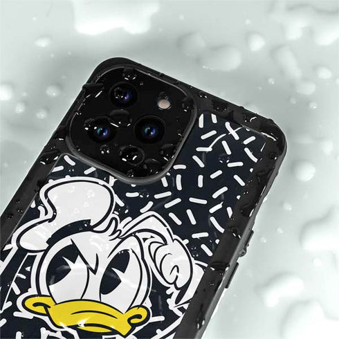 Disney Friends Donald Duck Thinking iPhone 14 Pro Max Waterproof Case
