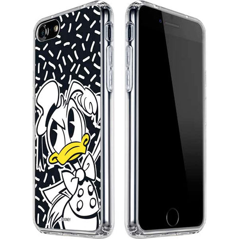 Disney Friends Donald Duck Thinking iPhone SE (2nd & 3rd Gen) Clear Case