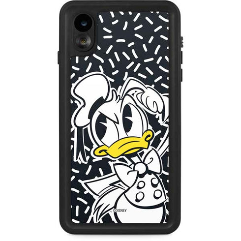 Disney Friends Donald Duck Thinking iPhone XR Waterproof Case