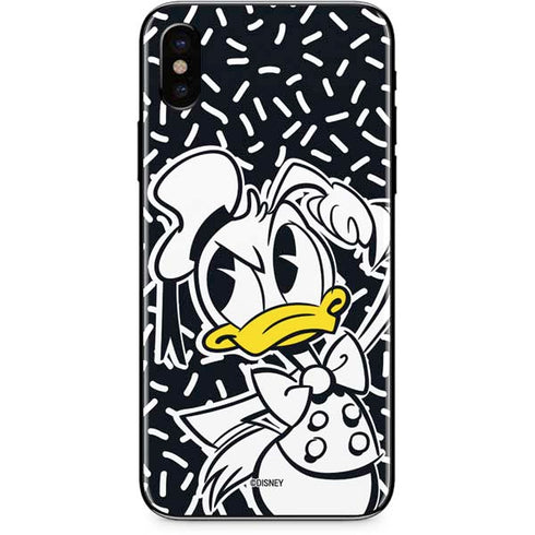 Disney Friends Donald Duck Thinking iPhone XS Skin