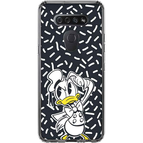 Disney Friends Donald Duck Thinking LG K51/Q51 Clear Case