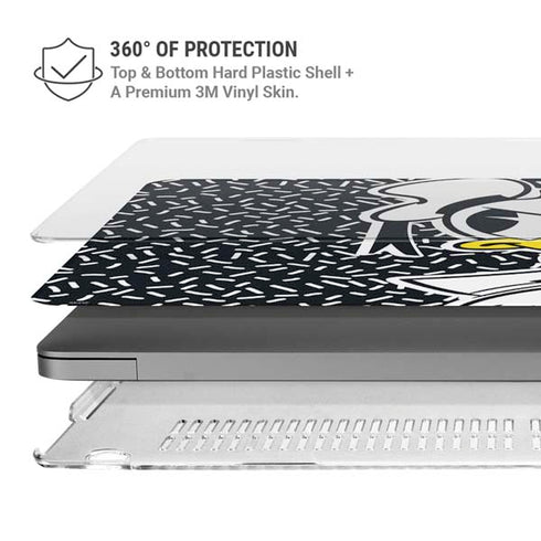 Disney Friends Donald Duck Thinking MacBook Pro 16in (2021-25) Case plus Skin