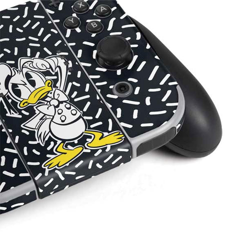 Disney Friends Donald Duck Thinking Nintendo Switch OLED (2021) Skin