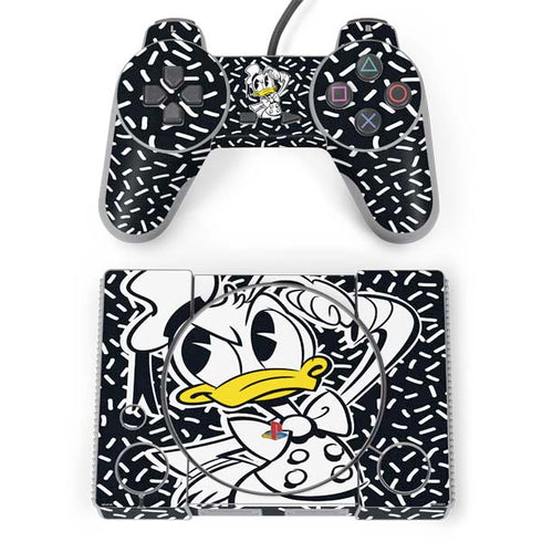 Disney Friends Donald Duck Thinking PlayStation Classic Bundle Skin