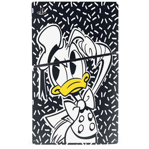 Disney Friends Donald Duck Thinking PS5 Slim Disk Console Skin