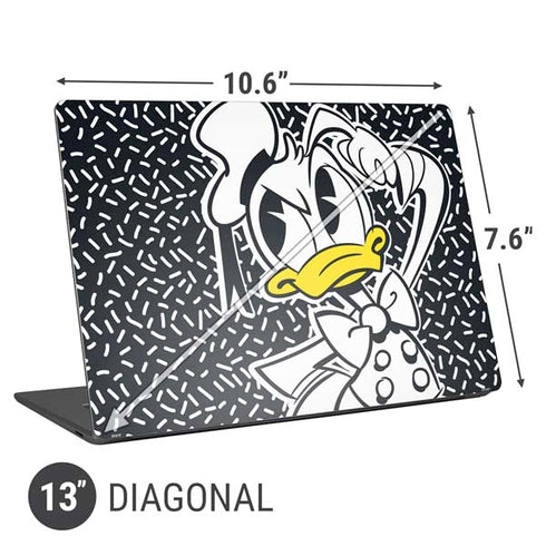 Disney Friends Donald Duck Thinking Universal Laptop 13in (10.6 x 7.6in) Skin